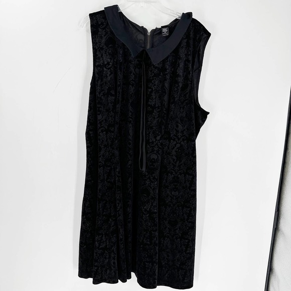 Disney Couture Dresses & Skirts - Disney Villain Velvet Embossed Sleeveless Plus Size Skater Dress